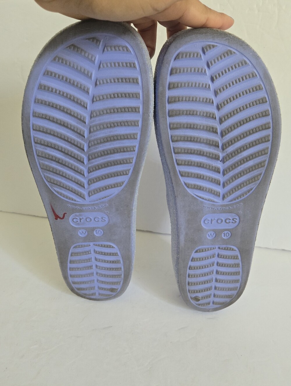 Crocs Classic Platform Slides Sandals Glitter Size 10 - Picture 11 of 14